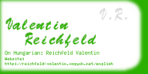 valentin reichfeld business card